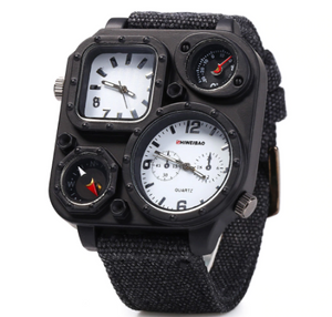 Mens Watches Military Army Quartz Wrist Watch